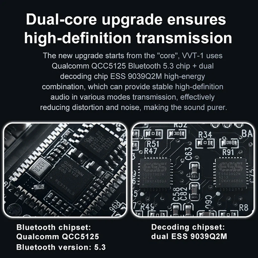CVJ - VVT1 Dual ES9039Q2M Bluetooth DAC & Amp - Image 2