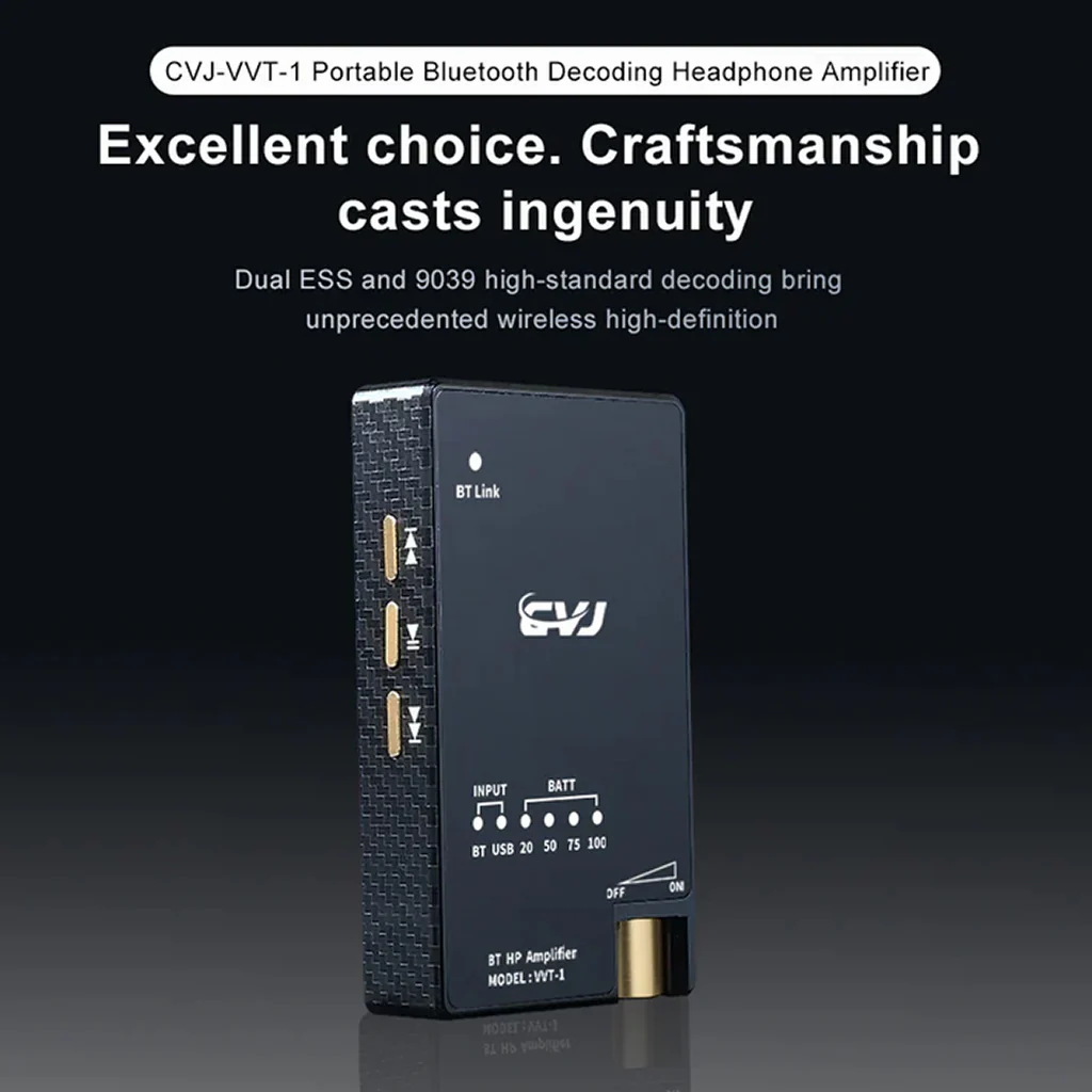 CVJ - VVT1 Dual ES9039Q2M Bluetooth DAC & Amp - Image 7