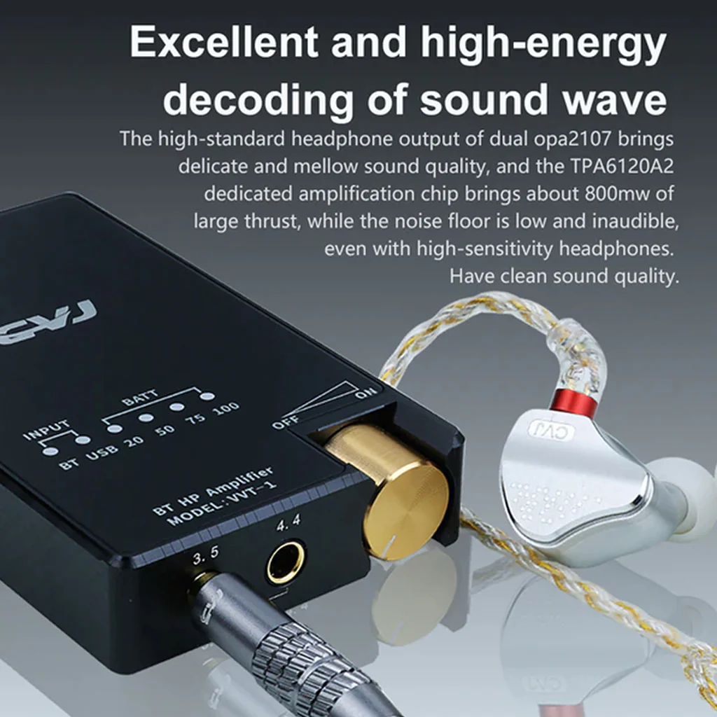 CVJ - VVT1 Dual ES9039Q2M Bluetooth DAC & Amp - Image 9