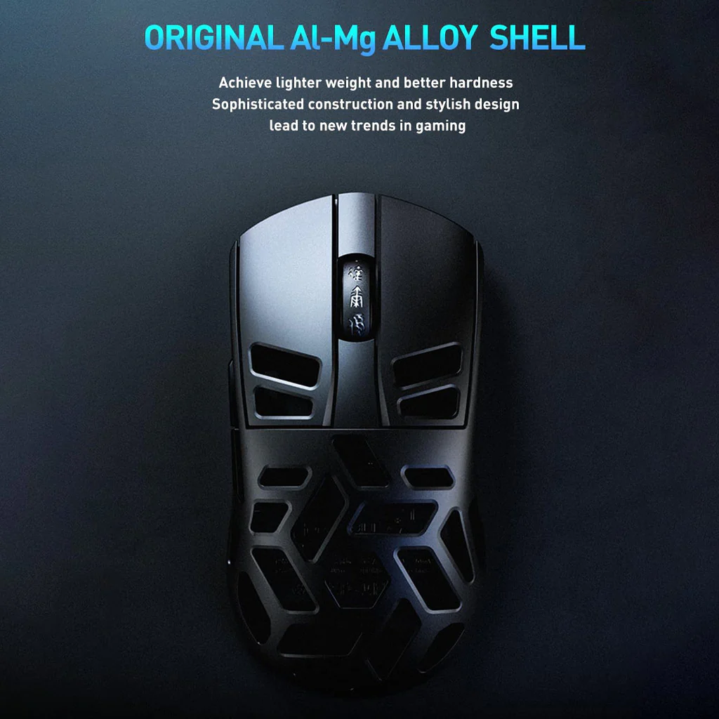 DAREU A950 Pro Magnesium Alloy 4K Tri Mode Wireless Gaming Mouse - Image 4