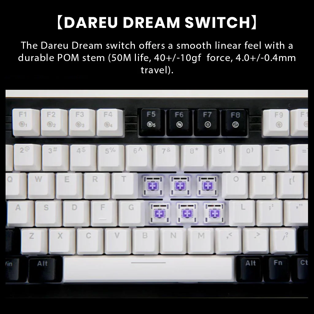 DAREU EK75 Mechanical Wired Gaming Keyboard with 75% TKL layout - Image 13