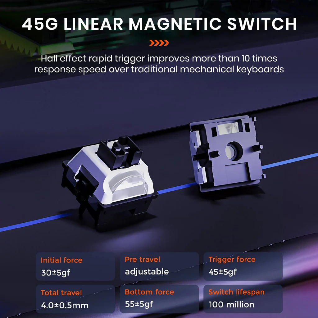 DAREU EK75RT Mechanical Wired Gaming Keyboard with Rapid Trigger - Image 8