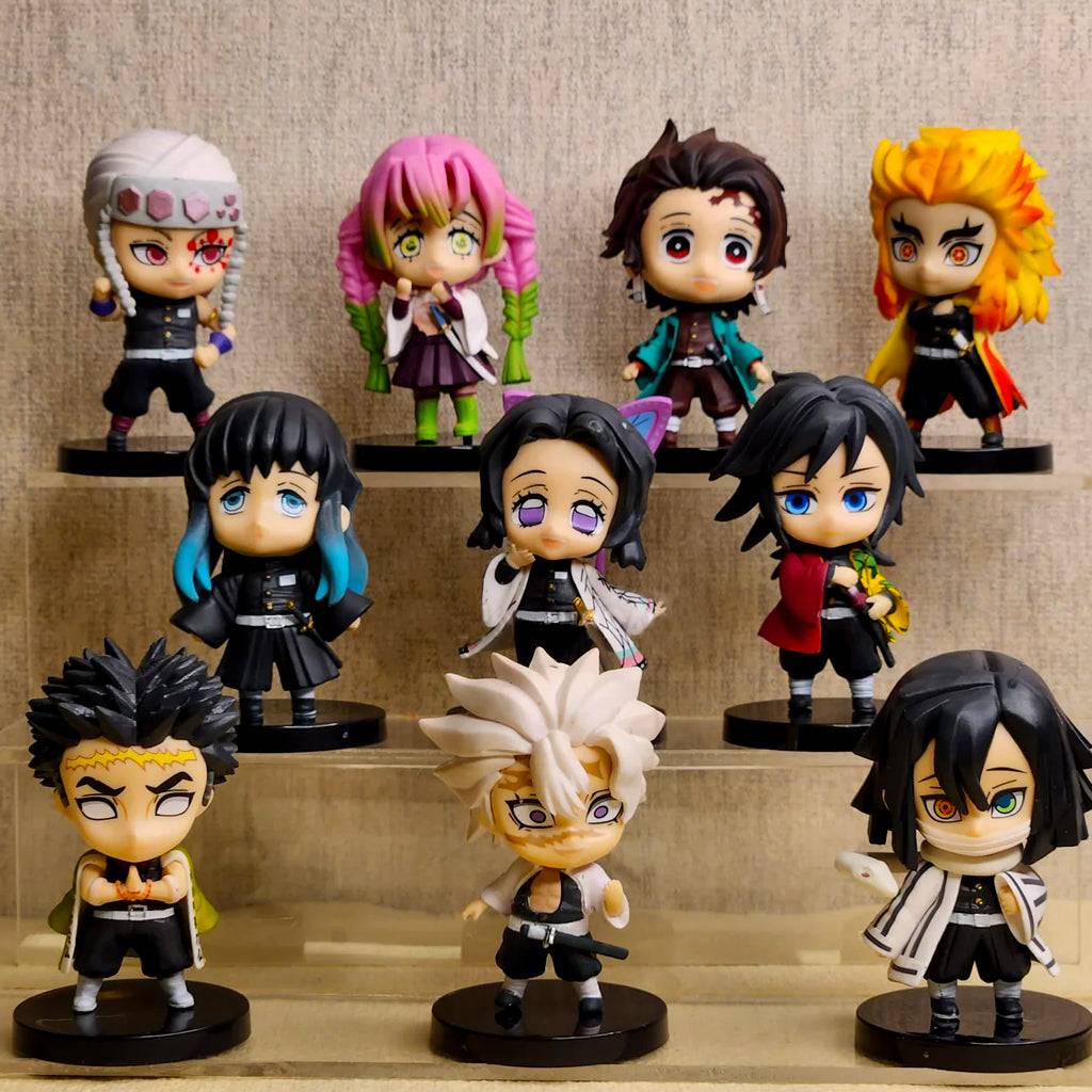 Demon Slayer Anime Action Figures Set of 10 Hashira