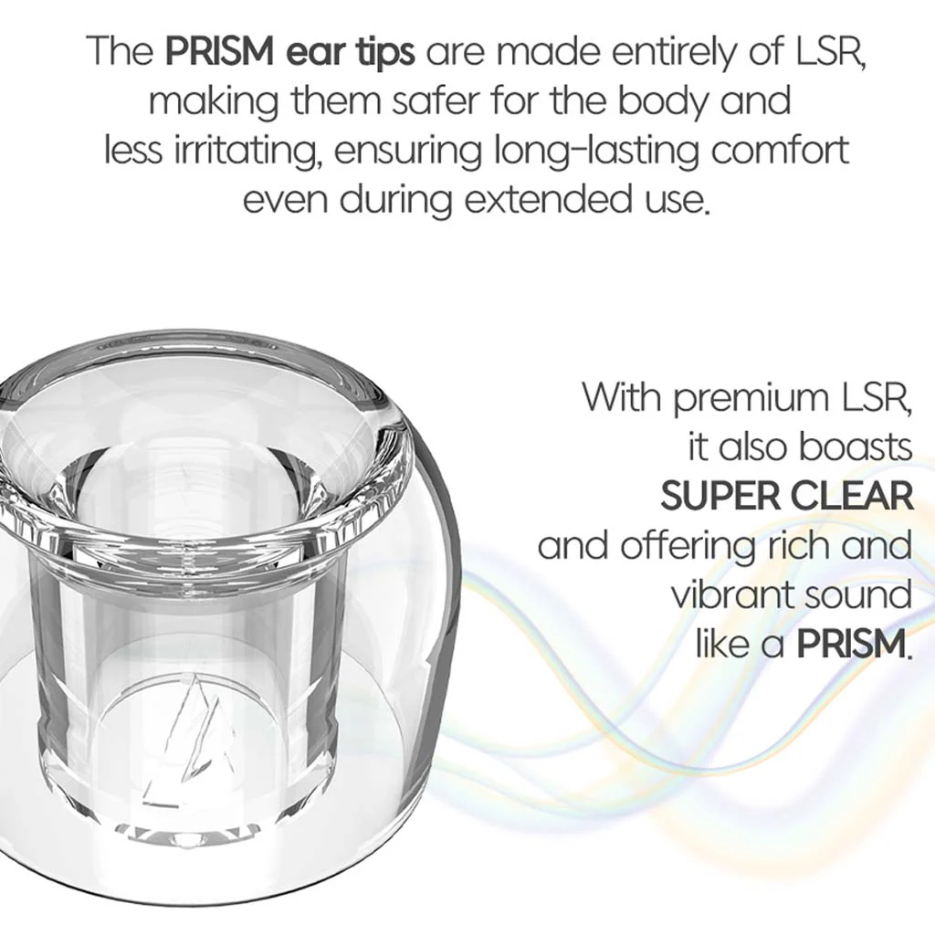 DIVINUS - Prism Wide Bore LSR Eartips for IEMs, Earphones & Earbuds - Image 9