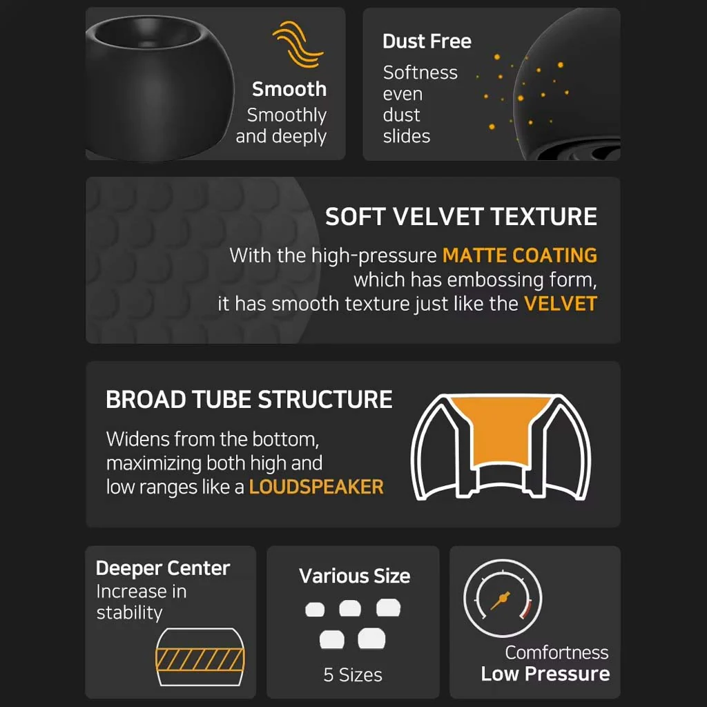 DIVINUS VELVET Wide Bore Silicone Eartips for IEMs - Image 29