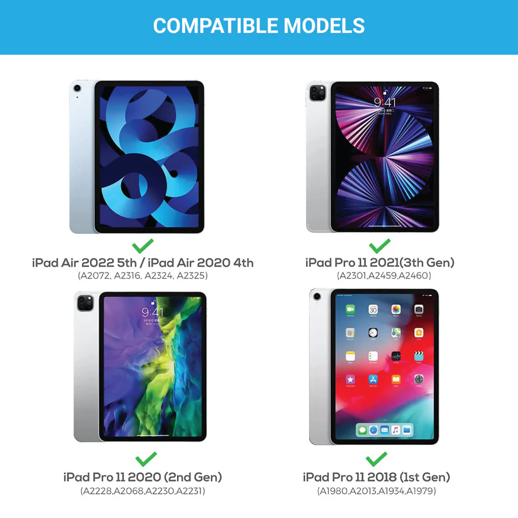 Doqo - F109 Pro Magnetic Keyboard Case for iPad - Image 9