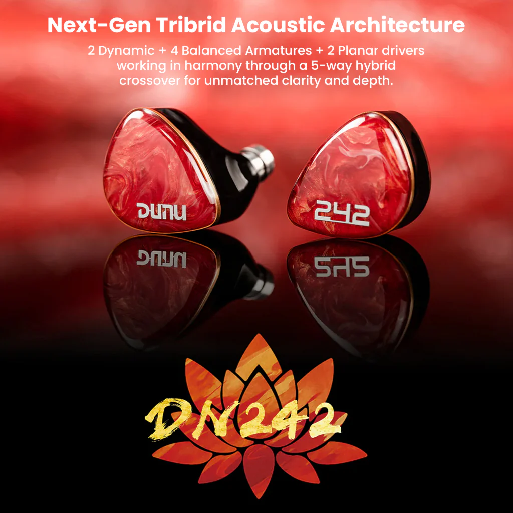 DUNU- DN242 2DD+4BA+2 Micro Planar Drivers IEM - Image 2