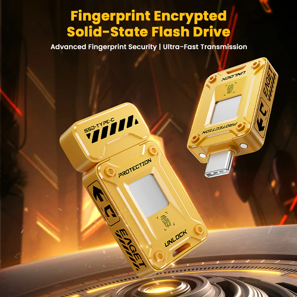 EAGET - FU80 Fingerprint Lock SSD Flash Drive - Image 9