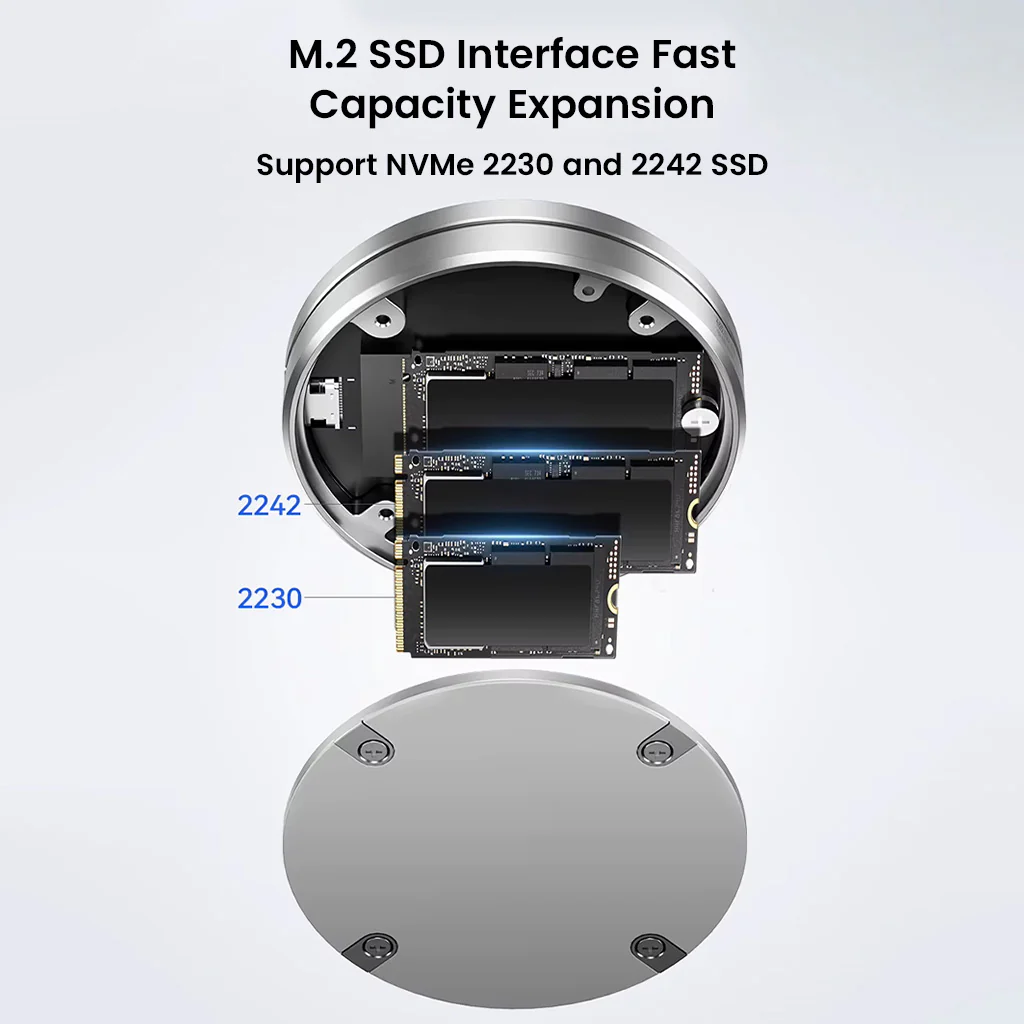 EAGET - SE980 Magnetic 2230 2242 M.2 NVMe SSD Enclosure - Image 2
