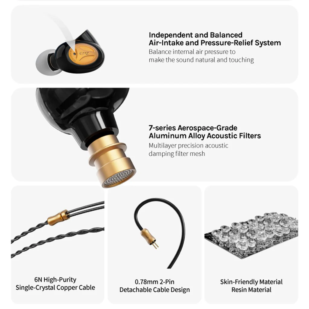 EPZ - Q5 Pro 10mm Carbon-Ceramic Composites Nano Diaphragm IEM - Image 5