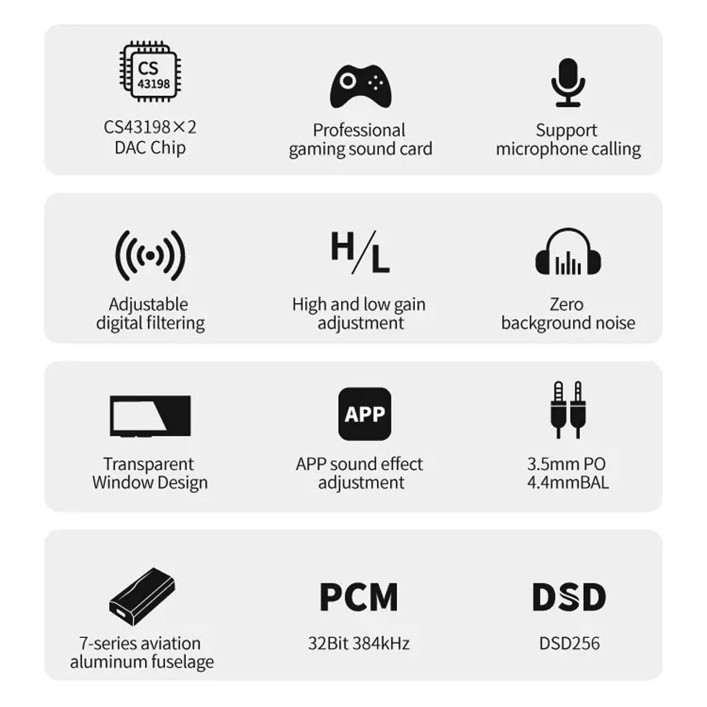 EPZ - TP35 PRO Dual CS43198 Portable DAC & Headphone Amplifier - Image 15