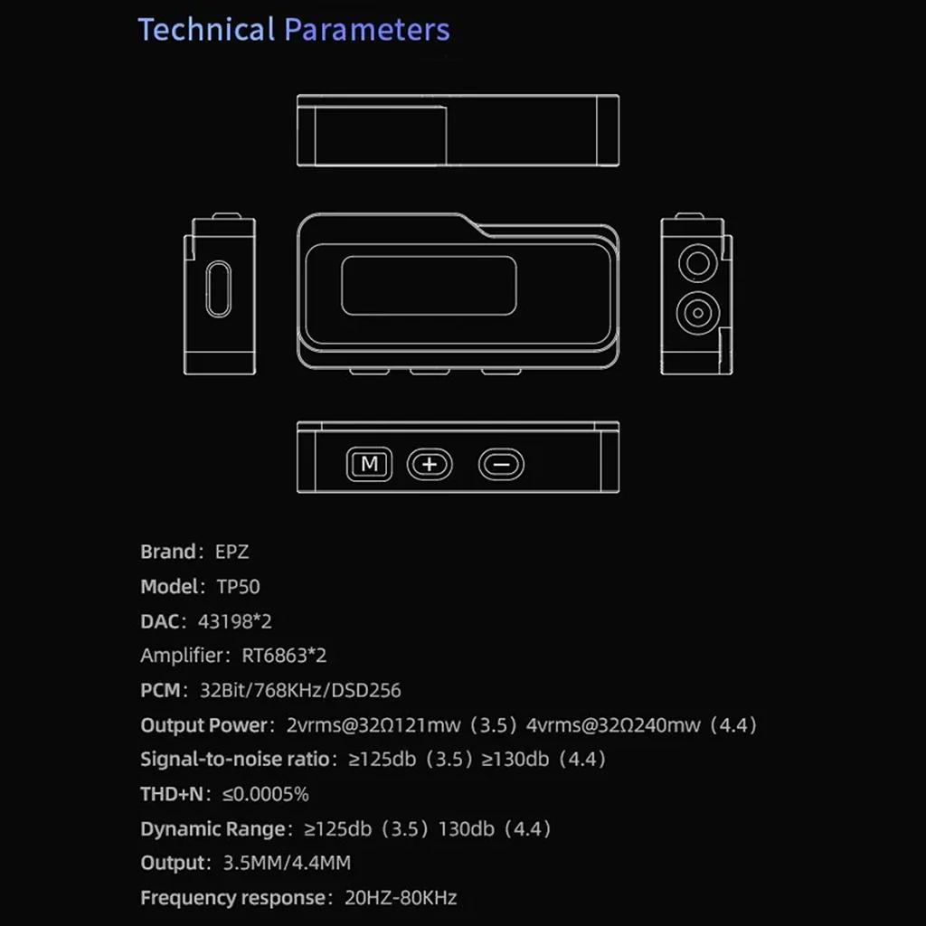 EPZ - TP50 Portable DAC & Amp - Image 10