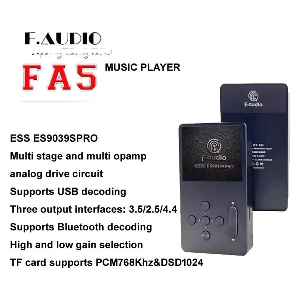 F.Audio FA5 ES9039PRO Portable Digital Audio Player - Image 5