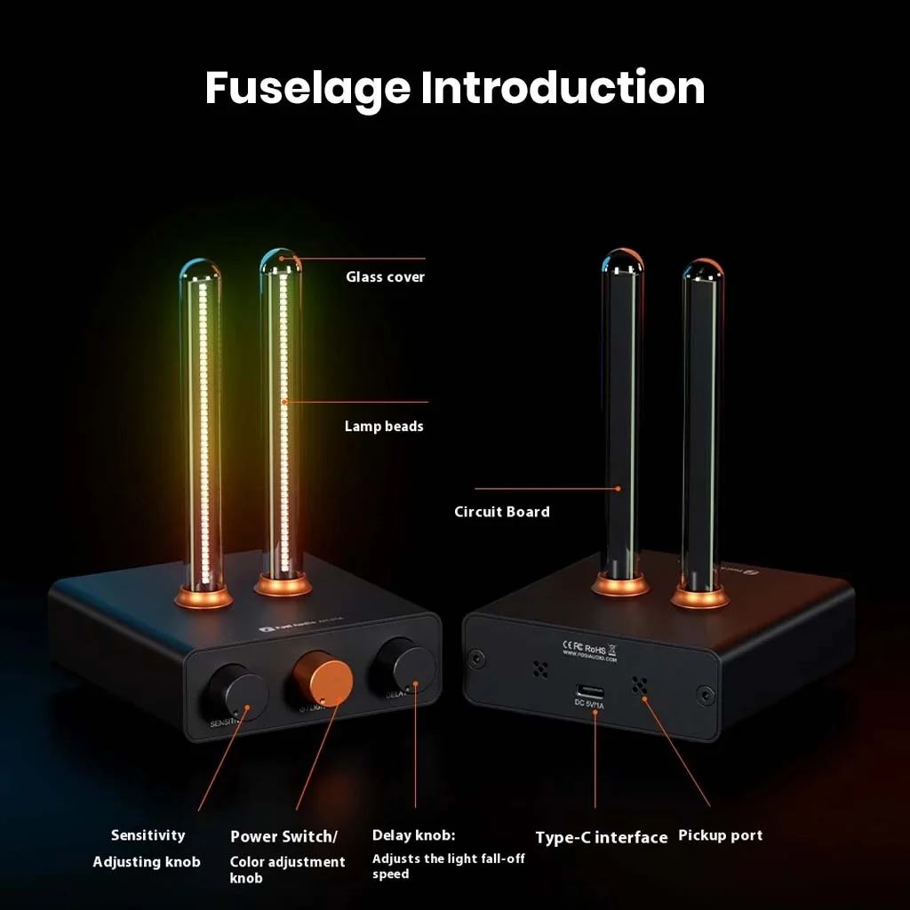 Fosi Audio - AH-01A Music Rhythm Visualizer Light - Image 12