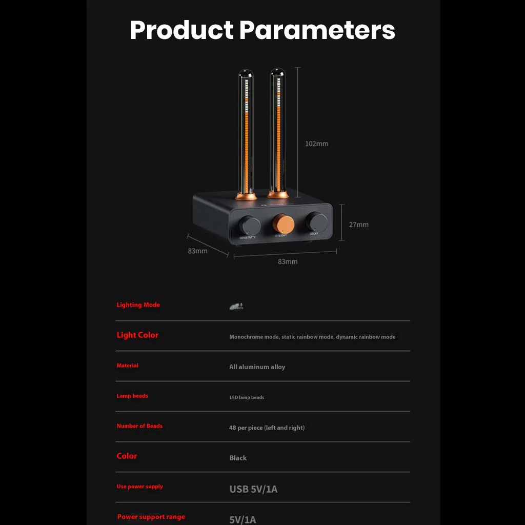 Fosi Audio - AH-01A Music Rhythm Visualizer Light - Image 13