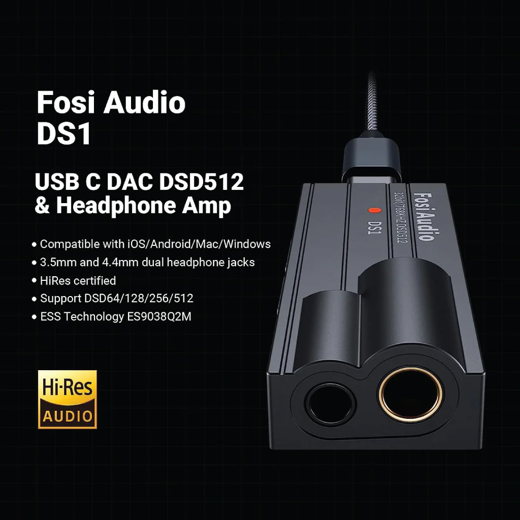 Fosi Audio - DS1 DAC Portable Headphone Amplifier - Image 2