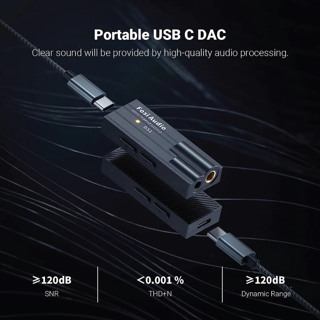 Fosi Audio - DS1 DAC Portable Headphone Amplifier - Image 3
