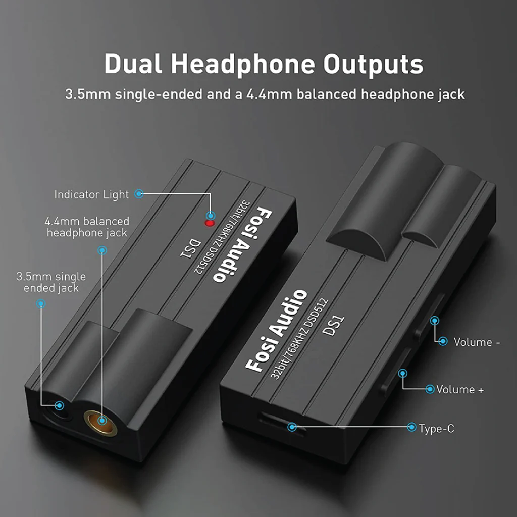 Fosi Audio - DS1 DAC Portable Headphone Amplifier - Image 8