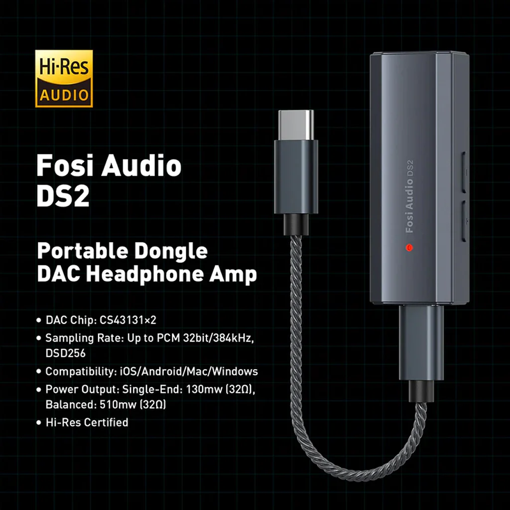 Fosi Audio - DS2 CS43131 Portable DAC & Amp - Image 2