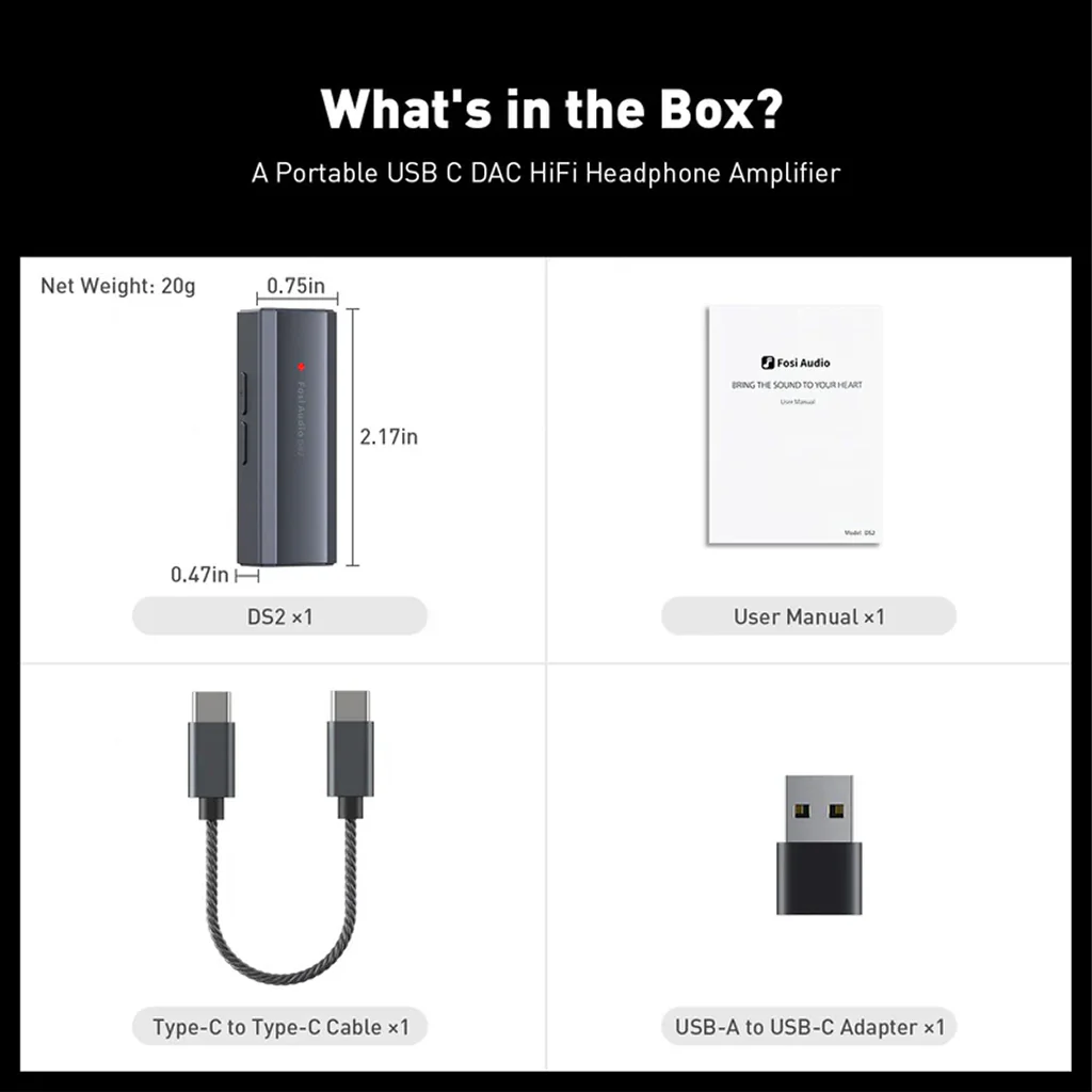 Fosi Audio - DS2 CS43131 Portable DAC & Amp - Image 8
