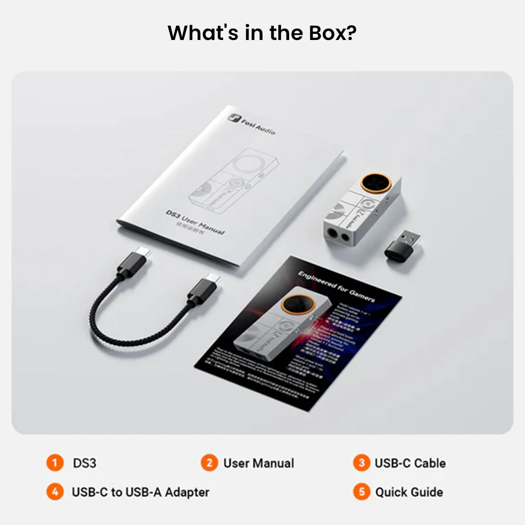 FOSI AUDIO – DS3 Portable DAC Chip Portable DAC/Amp - Image 12