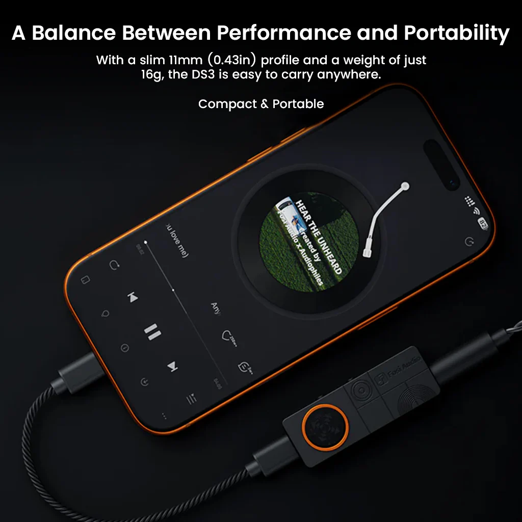 FOSI AUDIO – DS3 Portable DAC Chip Portable DAC/Amp - Image 13