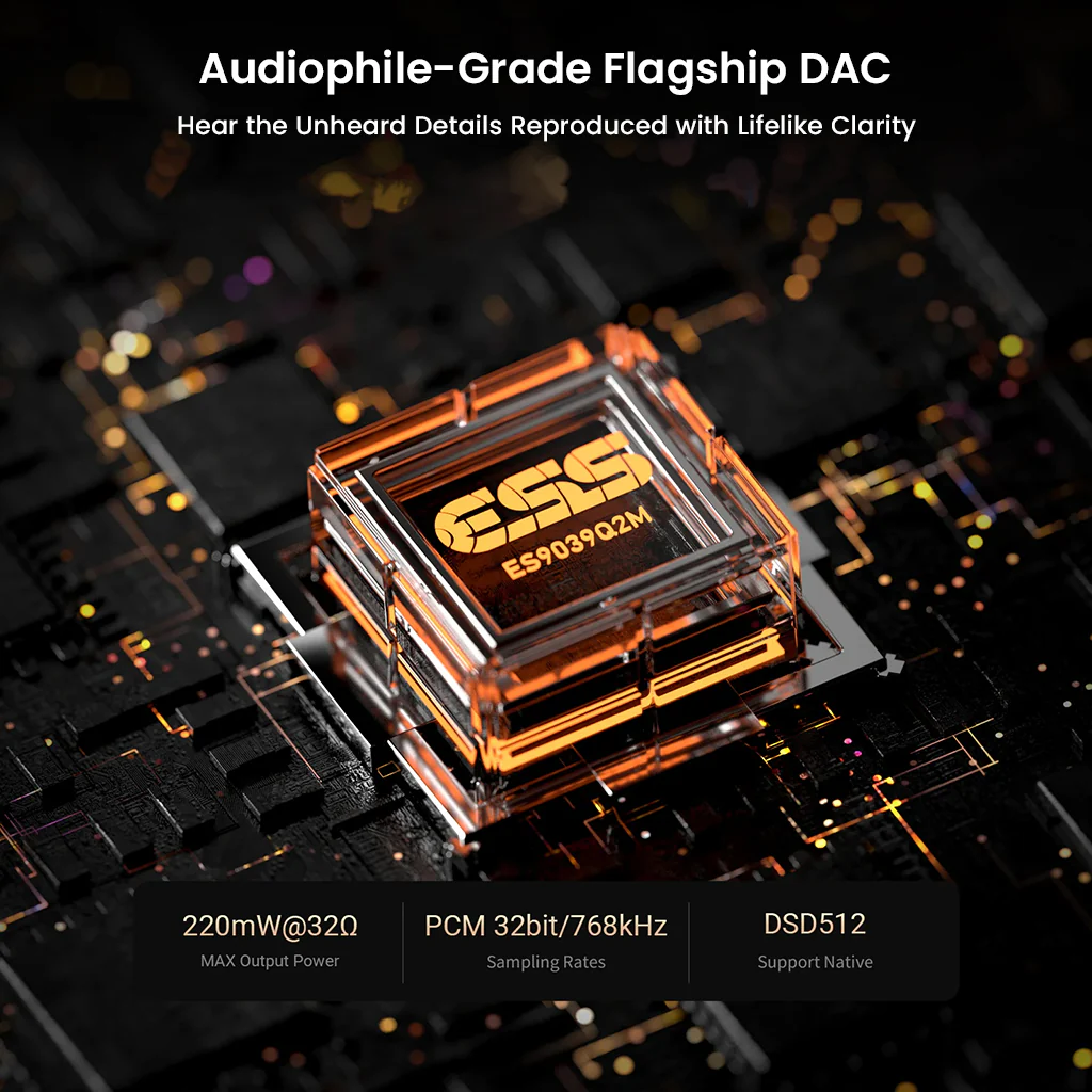 FOSI AUDIO – DS3 Portable DAC Chip Portable DAC/Amp - Image 3