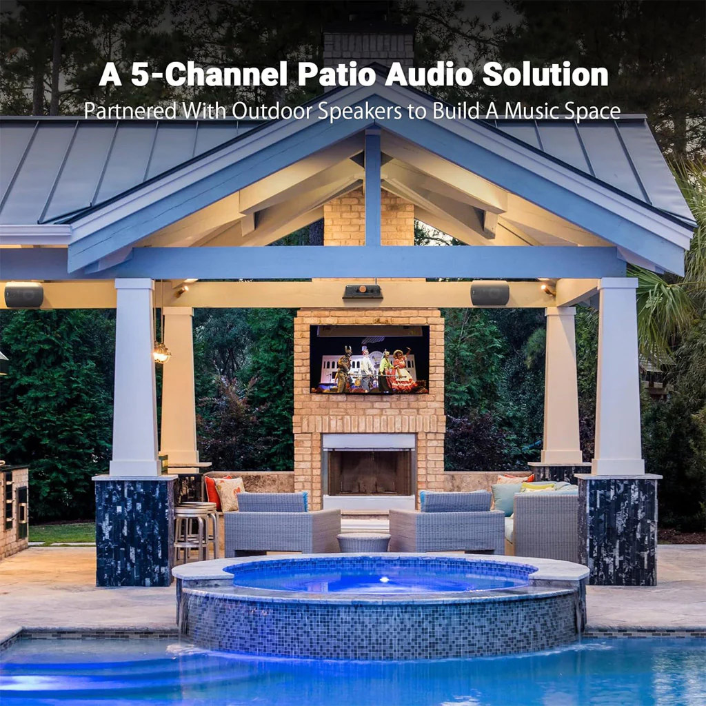 Fosi Audio HT4S Multi-Channel Bluetooth Power Amplifier - Image 4