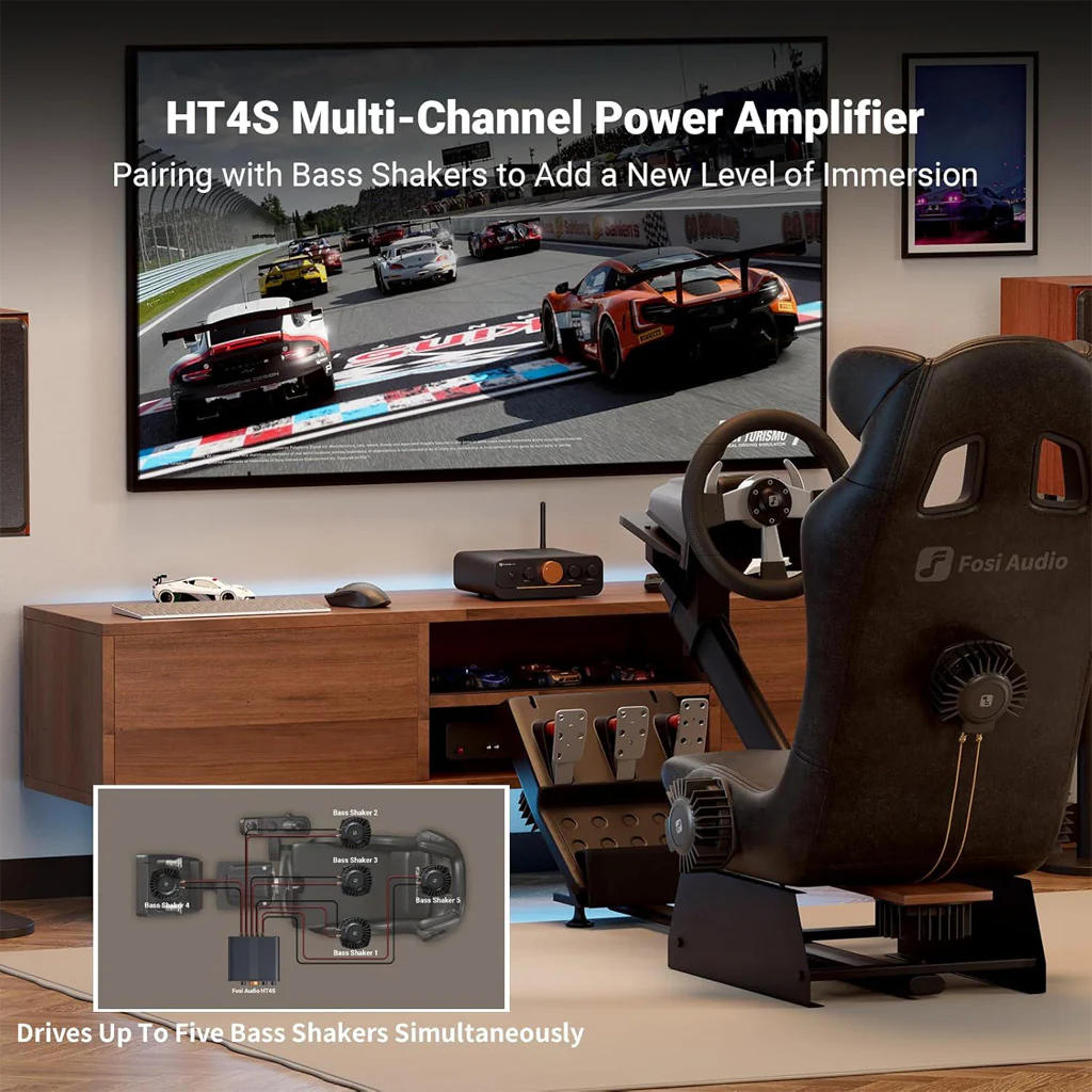 Fosi Audio HT4S Multi-Channel Bluetooth Power Amplifier - Image 8