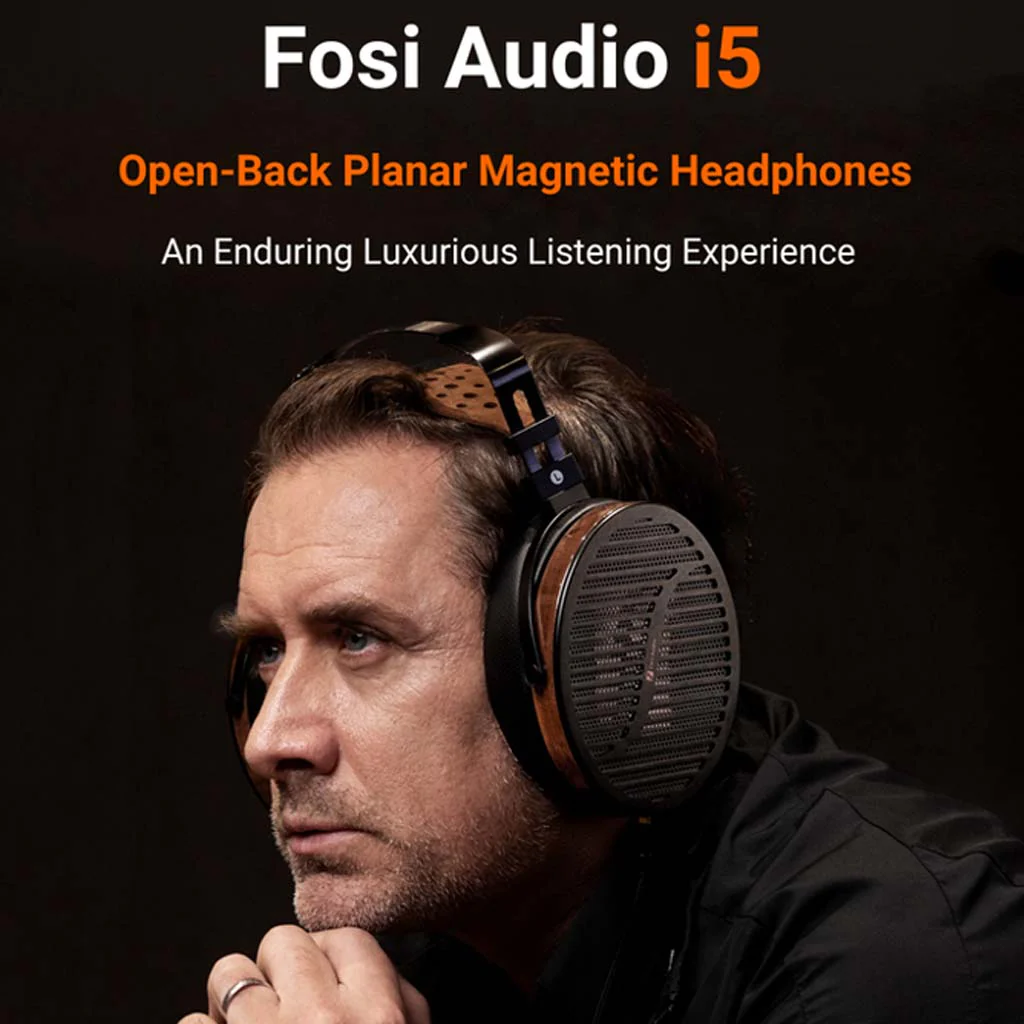 Fosi Audio i5 97mm Planar Magnetic Open Back Headphones - Image 2