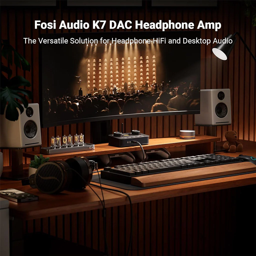 Fosi Audio K7 Desktop DAC & Headphone Amplifier - Image 2