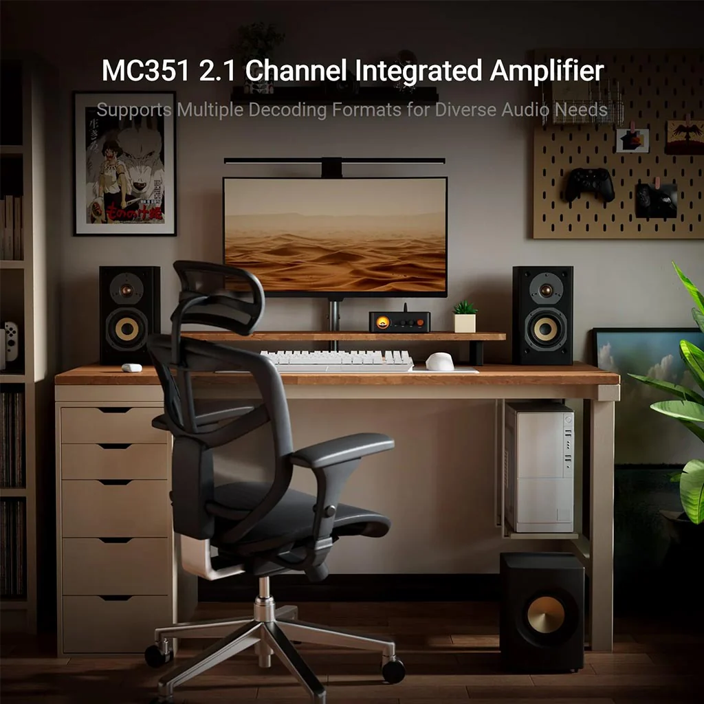 Fosi Audio - MC351 350W 2.1 Channel Integrated Bluetooth Amplifier 32V/5A - Image 6