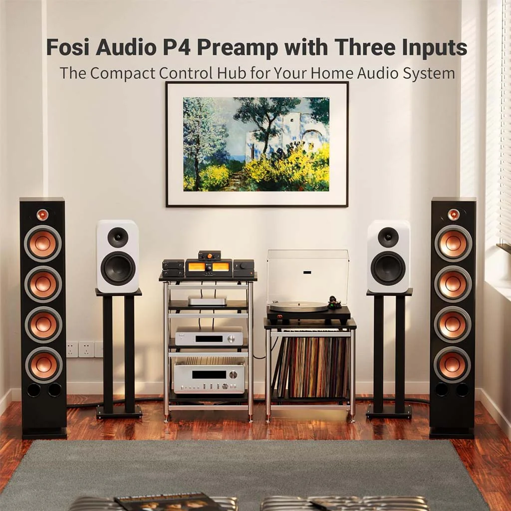 Fosi Audio- P4 Mini Preamp Headphone Amplifier - Image 8