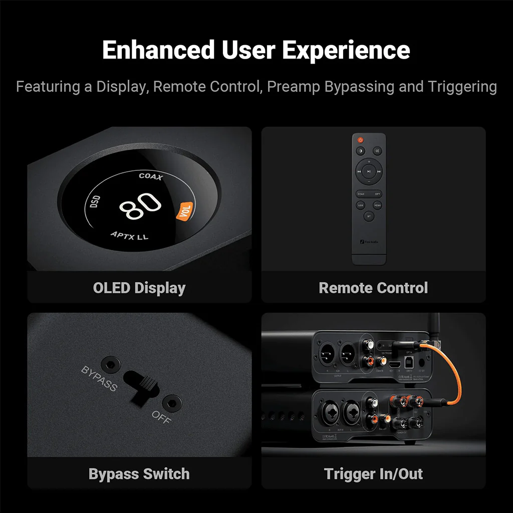 Fosi Audio ZD3 Fully Balanced Desktop DAC with Preamp Functionality - Image 4