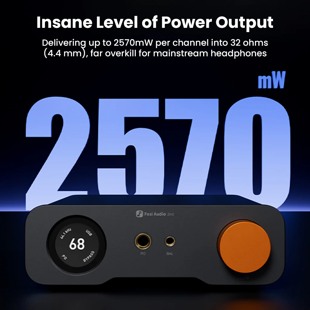 Fosi Audio- ZH3 High-End Desktop DAC, Headphone Amp, & Pre-Amp - Image 12