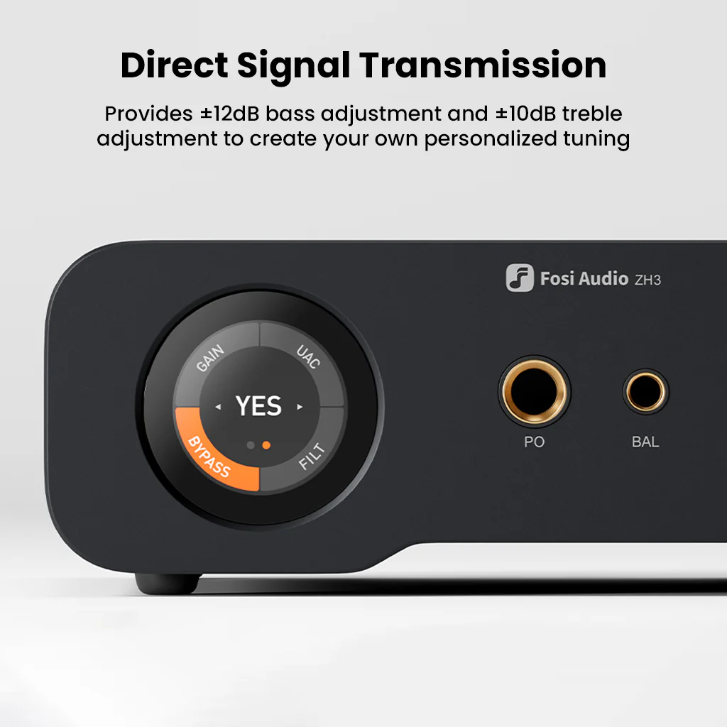 Fosi Audio- ZH3 High-End Desktop DAC, Headphone Amp, & Pre-Amp - Image 15