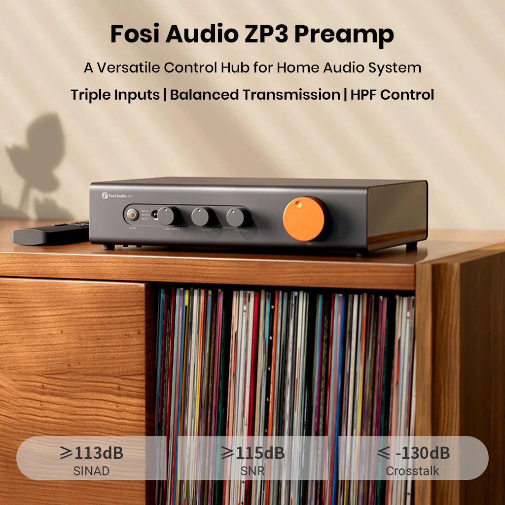 Fosi Audio - ZP3 Balanced Preamp Control Hub - Image 7
