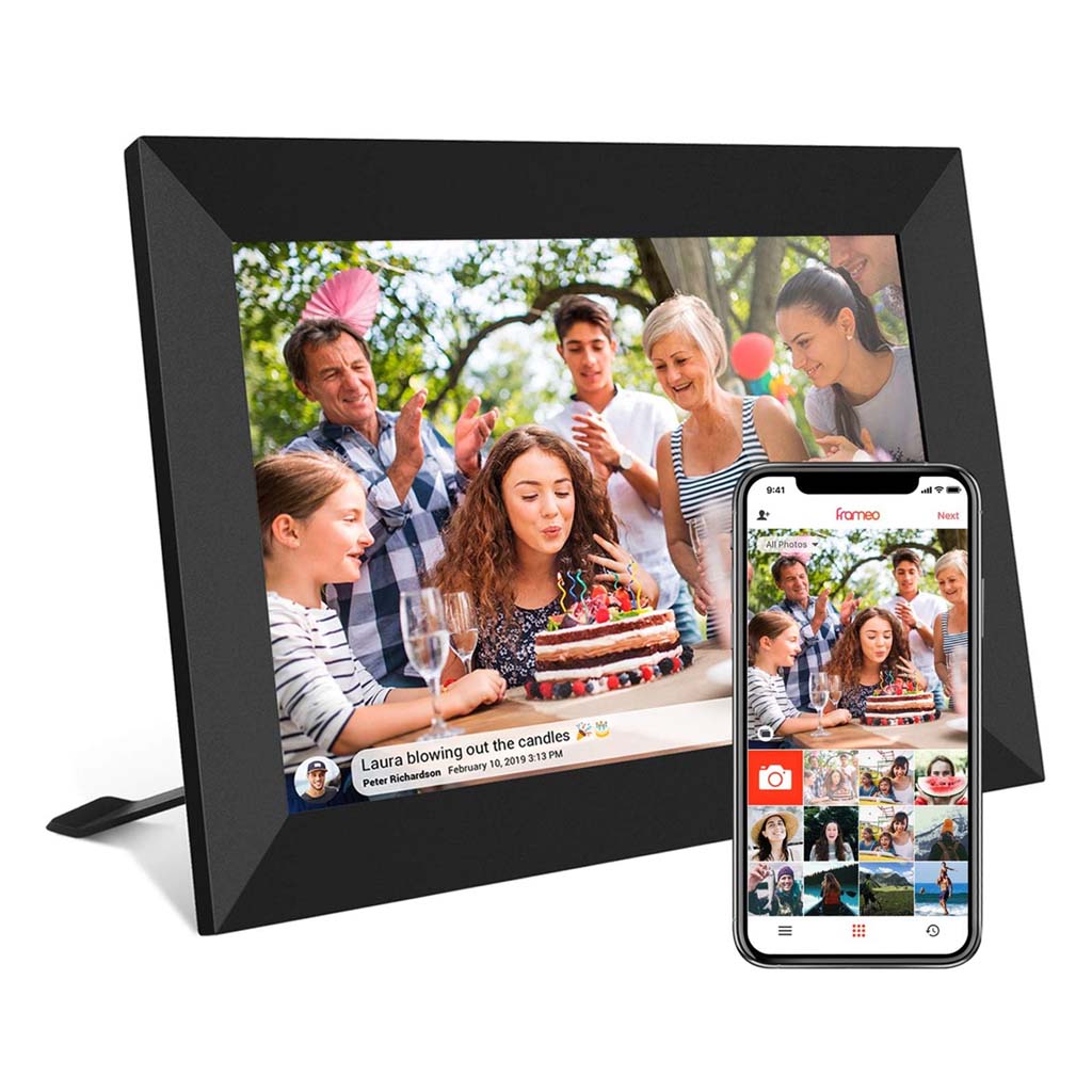 FRAMEO – 32GB 10.1” Wi-Fi Digital Photo Frame with HD Touch Screen & App Control - Image 10