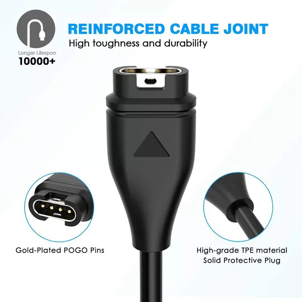 Garmin Fenix 5/5S/5X USB Charging & Data Transfer Cable - Image 2