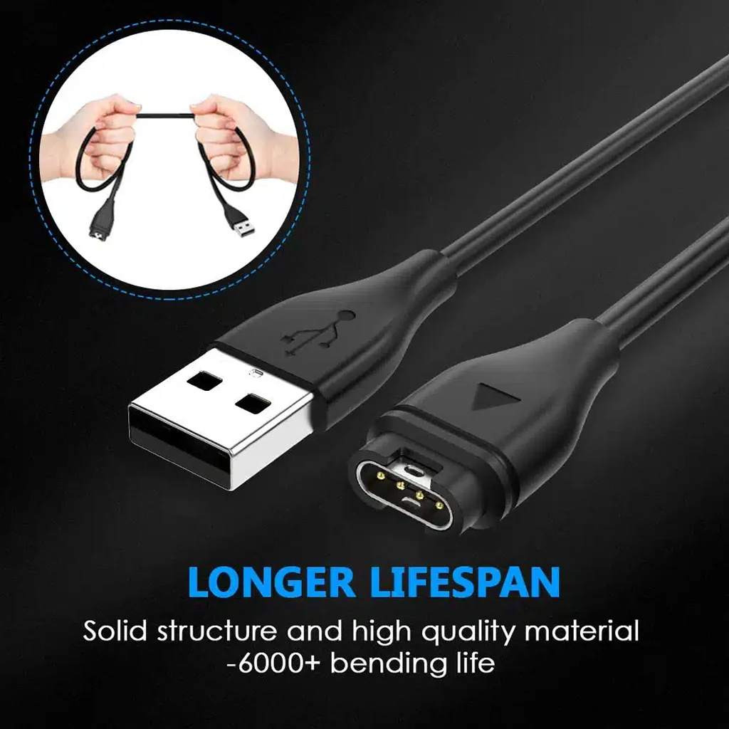Garmin Fenix 5/5S/5X USB Charging & Data Transfer Cable - Image 6