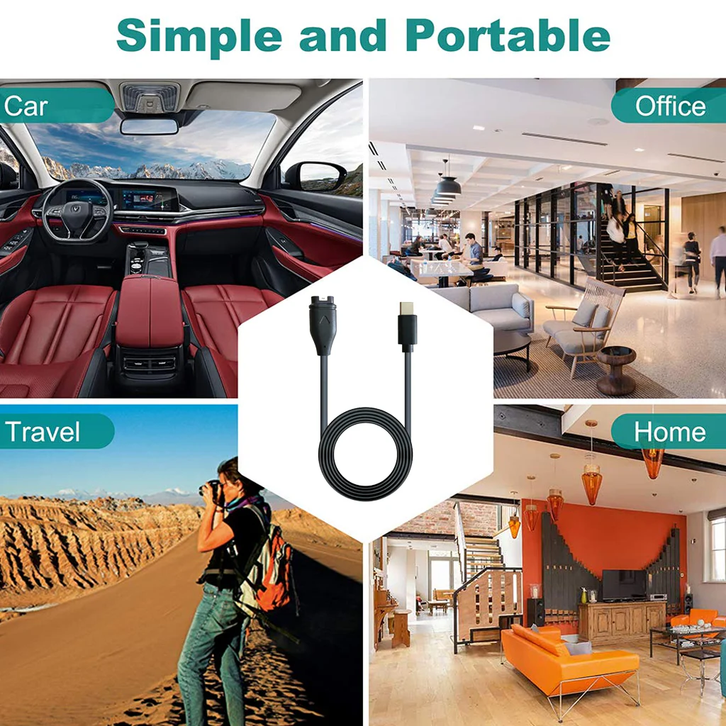 Garmin Fenix 5 USB-C Charging & Data Transfer Cable - Image 9