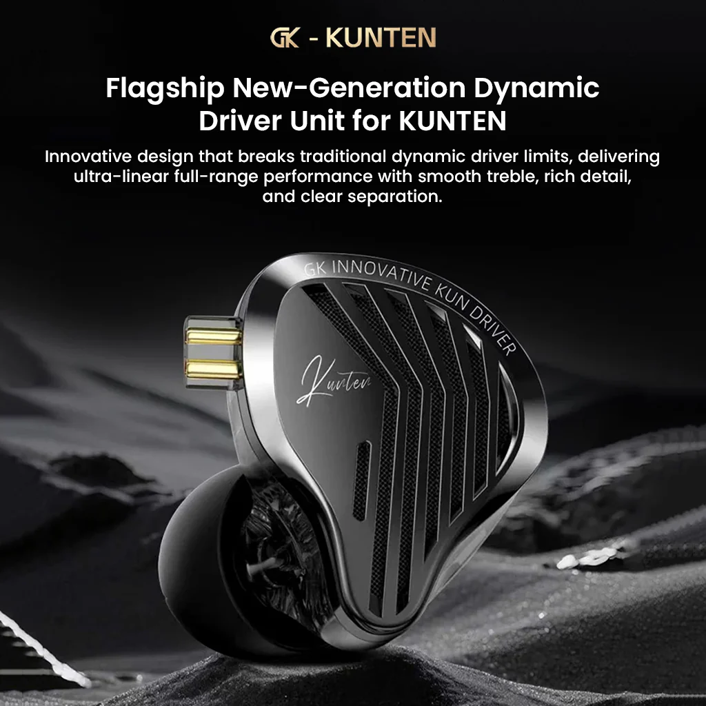 GK- KUNTEN 10mm Super-Linear DD Driver IEM - Image 2