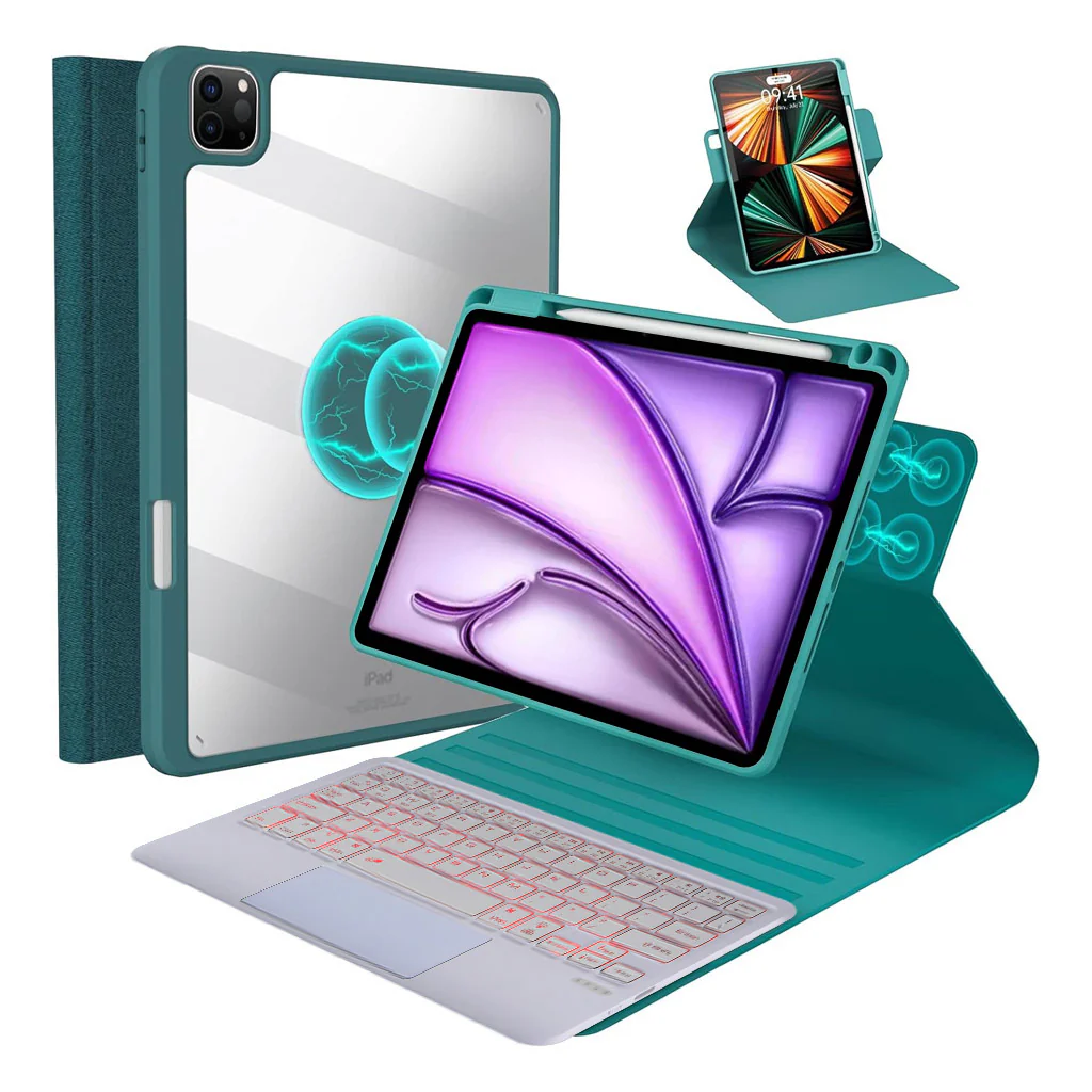 HD11T Keyboard Case for iPad Air 11 M3, M2, 5th Gen & iPad Pro 11 inch - Image 10
