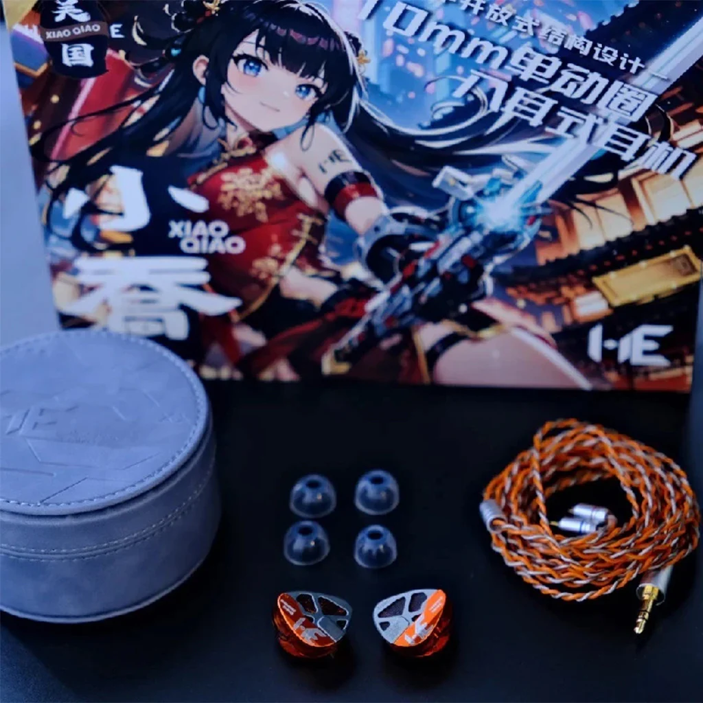 HE - Xiao Qiao 10mm Dynamic Driver Semi-Open Back IEM - Image 11