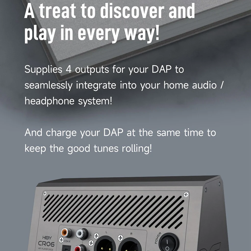 HiBy - CR06 HiFi Digital Audio Player Dock - Image 3