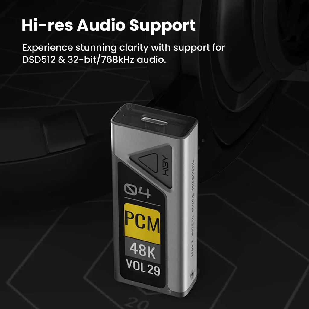 HiBy FC4 with Display Portable Dual CS43131 HiFi DAC+Headphone Amplifier - Image 13
