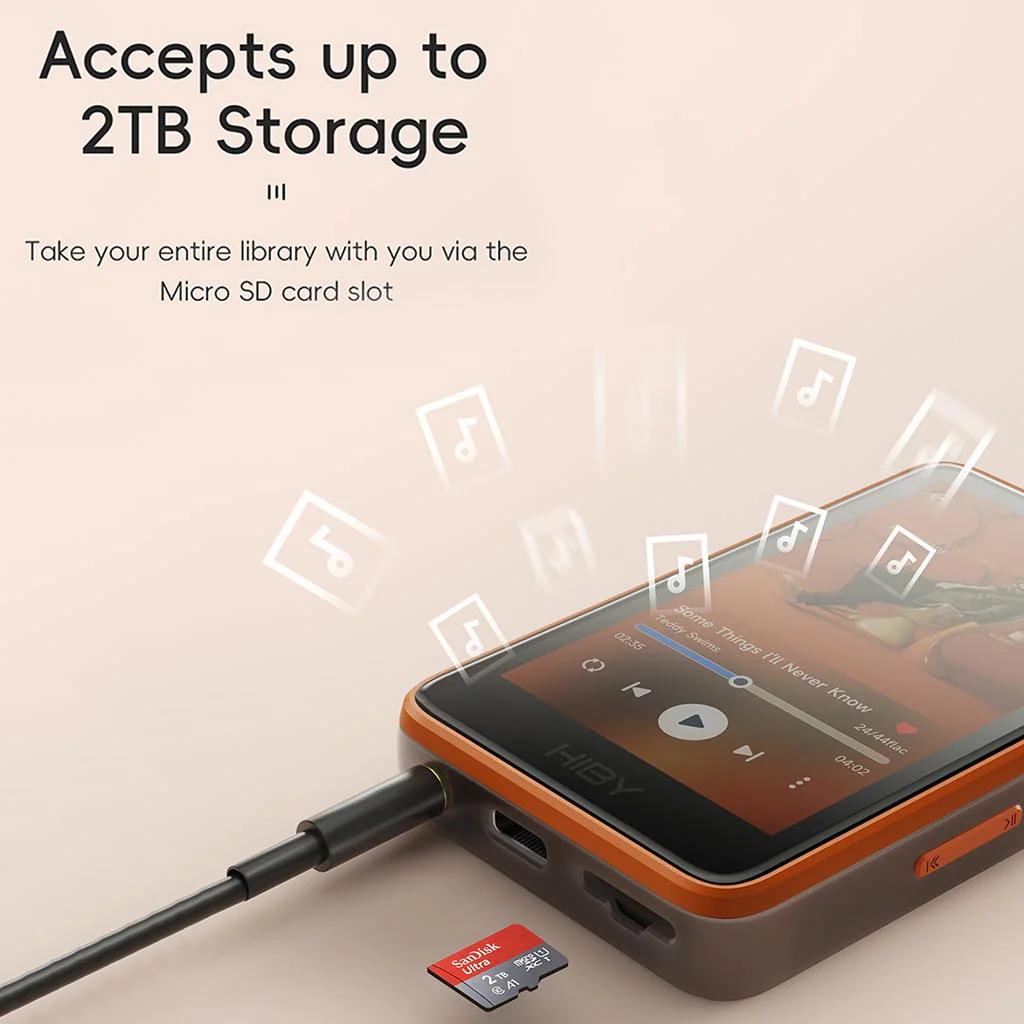 HiBy R1 Bluetooth Portable HiFi Digital Audio Player - Image 15
