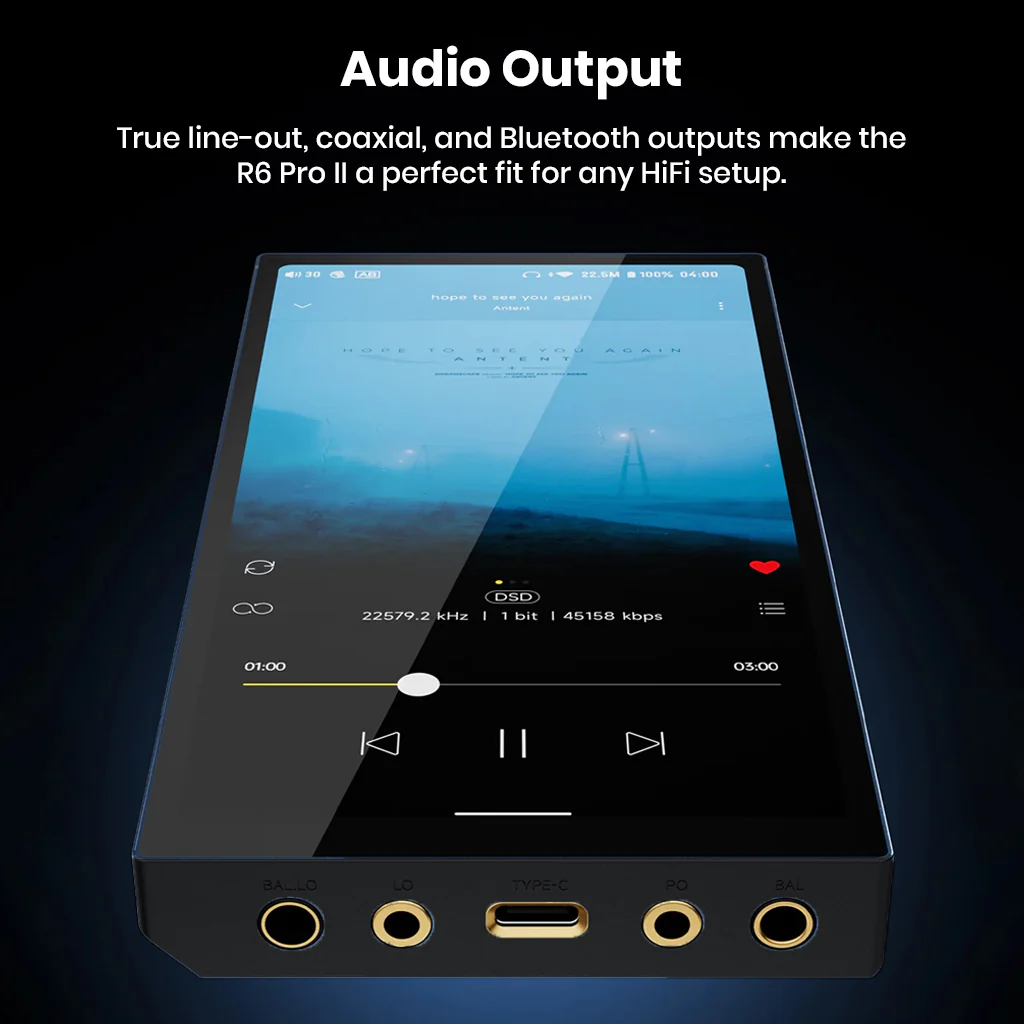 HiBy- R6 Pro II 2025 Portable Music Player Hi-Res Lossless DAP - Image 16