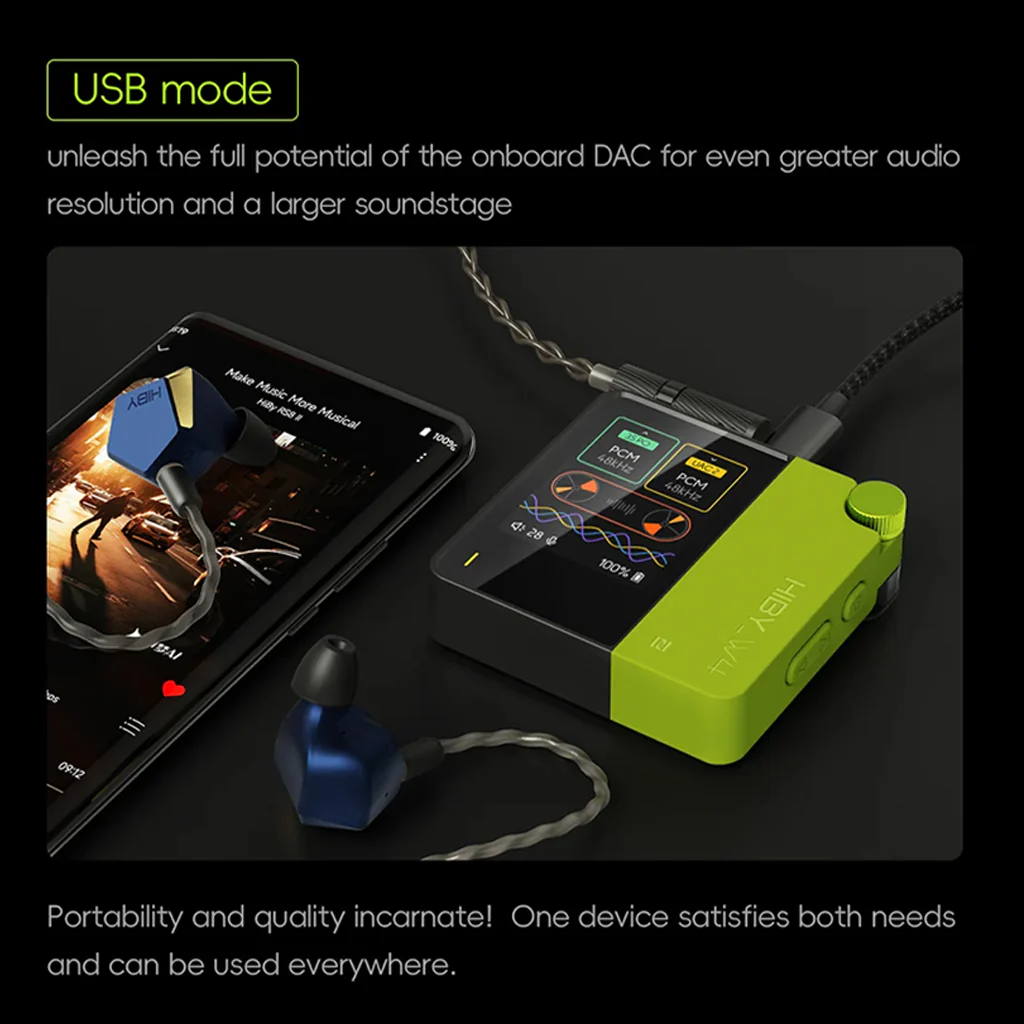 HiBy- W4 Dual CS43198 Portable HiFi Bluetooth Headphone Amp - Image 25