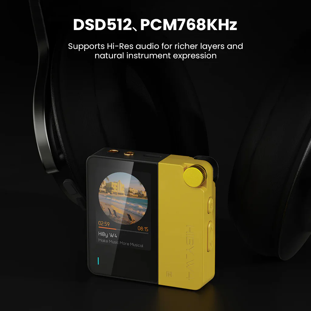 HiBy- W4 Dual CS43198 Portable HiFi Bluetooth Headphone Amp - Image 4